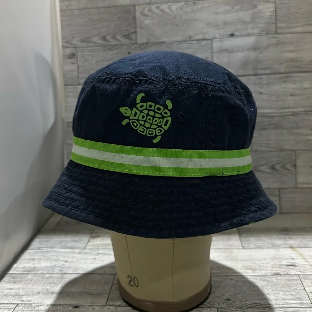 Blue turtle summer beach bucket hat - Picture 1 of 6